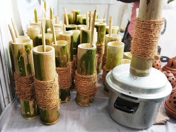 Puttu bamboo tube